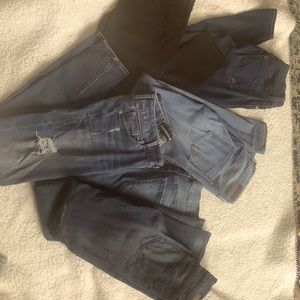 Lot of six express jeans size 0